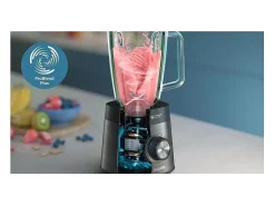 Batidora HR3041/00 - Vaso de 2 L - Botella de agua incluida - Cuchillas extraíbles - Gris