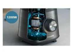 Batidora HR3041/00 - Vaso de 2 L - Botella de agua incluida - Cuchillas extraíbles - Gris