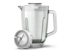 Batidora Serie 3000 HR2291/20 - Vaso de vidrio - 1,25 L - 2 velocidades - 600 W - Blanca