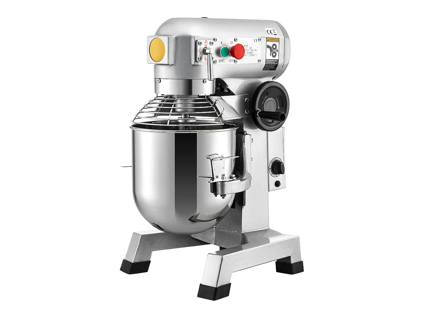 Batidora SucceBuy, Batidor de Pie Comercial, 14 L, 500 W, Batidor Eléctrico Comercial, con 3 Velocidades Ajustables