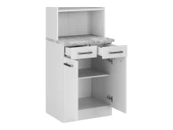 Bloque de cocina blanco alto brillo 60x60x81.6 r-line