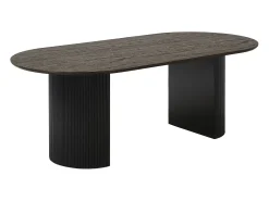 BOAVISTA ovale eettafel 210 cm - Natuurlijke stijl-Color Marrón