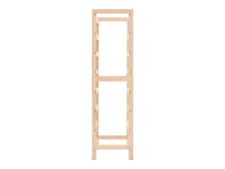 Botellero de madera de cedro 57,5x28x102 cm ES490964