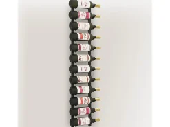 Botellero de pared para 12 botellas hierro negro ES669904