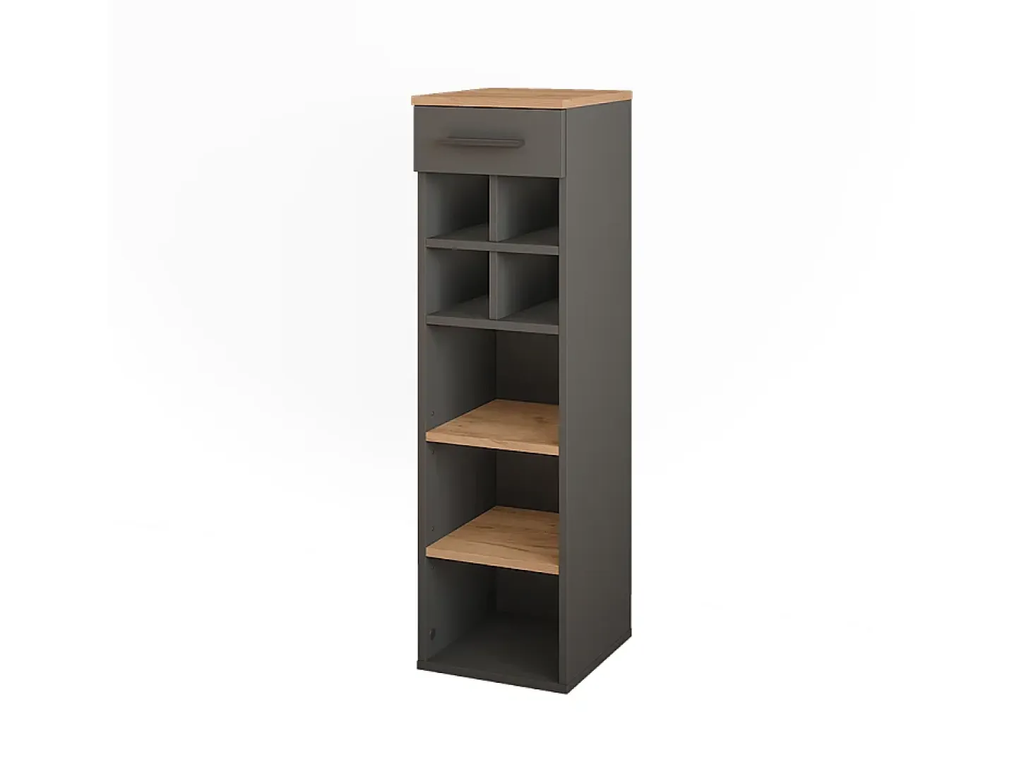 Botellero oro power roble/antracita 30x34.5x106 repose