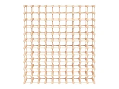 Botellero para 120 botellas madera maciza pino 112,5x23x123,5cm ES707022