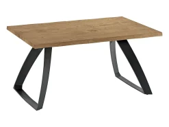 Bridge - Mesa fija (160 x 90 cm) en chapa de roble negro