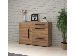 Bufé 1 puerta 3 cajones Louis Madera