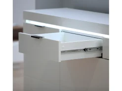 Bufé 3 puertas 3 cajones con LED Ruben Blanco