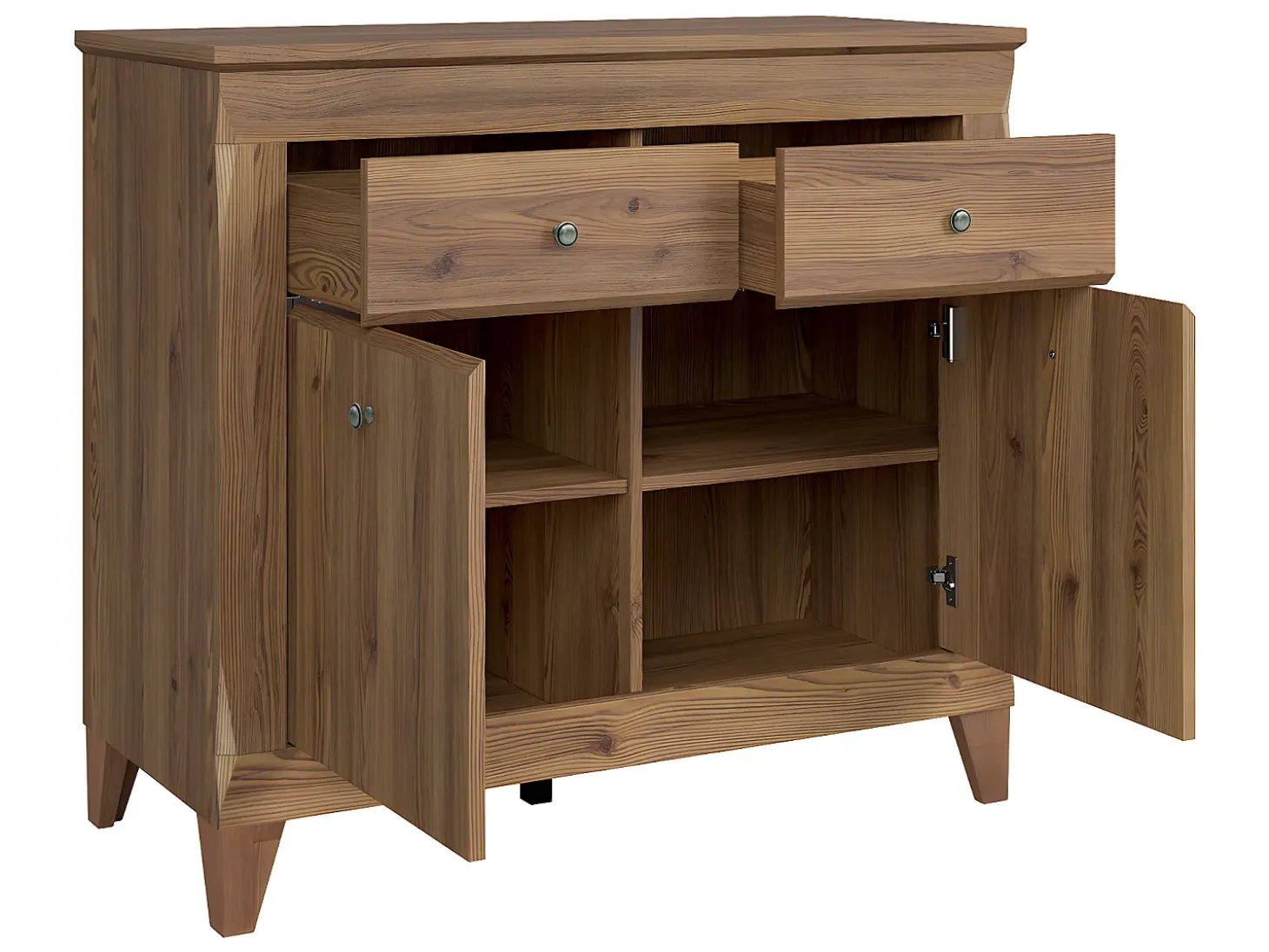 Bufé 2 puertas 2 cajones Raya Madera