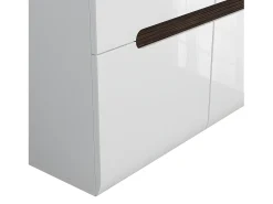 Bufé 4 puertas Darrel Blanco lacado y Madera