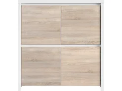 Bufé 4 puertas Soren Blanco y Madera