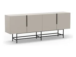 Buffet 4 portes beige 200 cm - Clea