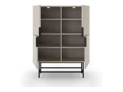 Buffet 4 portes beige 100 cm - Clea
