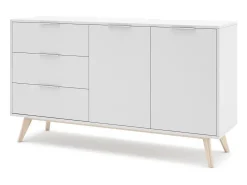 Buffet 2 puertas, 3 cajones Campus - L140 cm