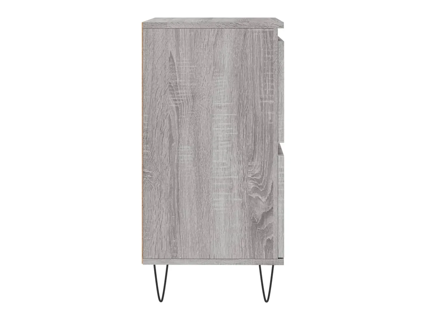 Buffet aparador cómoda armario unidad de almacenamiento organizador cocina salón salón juego de 2 sonoma madera gris 02_0036978