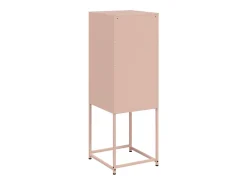 Buffet aparador cómoda armario mueble organizador cocina salón salón alto 36 x 39 x 107 cm acero rosa 02_0035154
