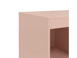 Buffet aparador cómoda armario mueble organizador cocina salón salón alto 67 x 39 x 95 cm acero rosa 02_0035158