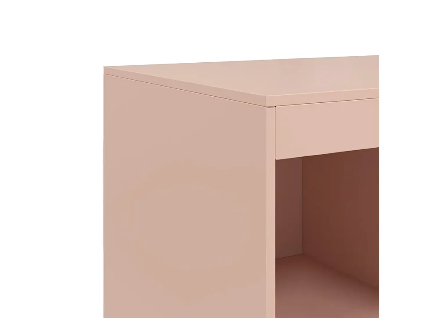 Buffet aparador cómoda armario mueble organizador cocina salón salón alto 67 x 39 x 95 cm acero rosa 02_0035158