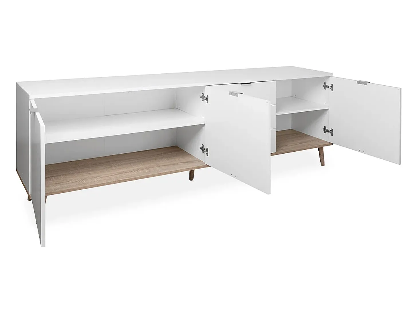 Buffet Bajo 3 Puertas 2 Estantes 3 Cajones L200 cm - Copenhague