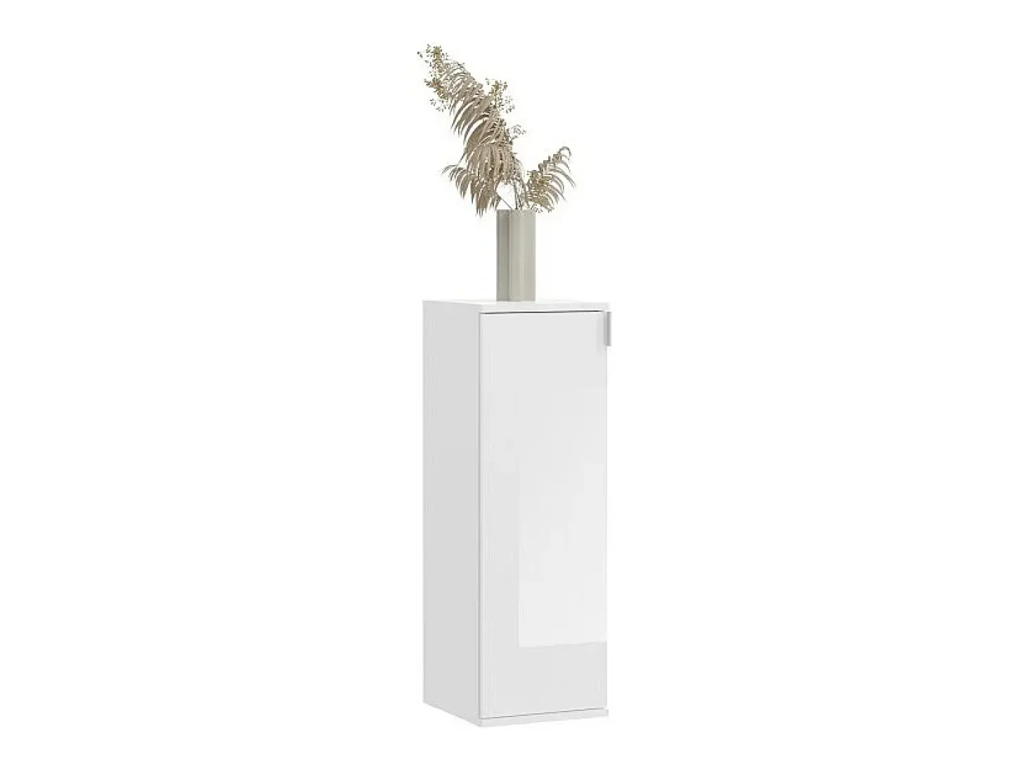 Buffet BODITE – 5 puertas – Blanco lacado – Elegancia y almacenamiento óptimo