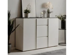 Buffet con 2 puertas y 3 cajones L133 cm - BREST