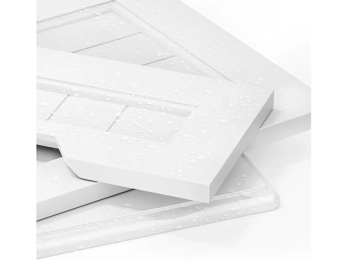 Buffet de cocina blanco con 2 cajones y 2 puertas