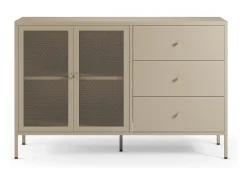 Buffet de metal beige arena 140 cm - Latem
