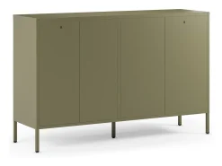 Buffet de metal verde caqui 140 cm - Latem