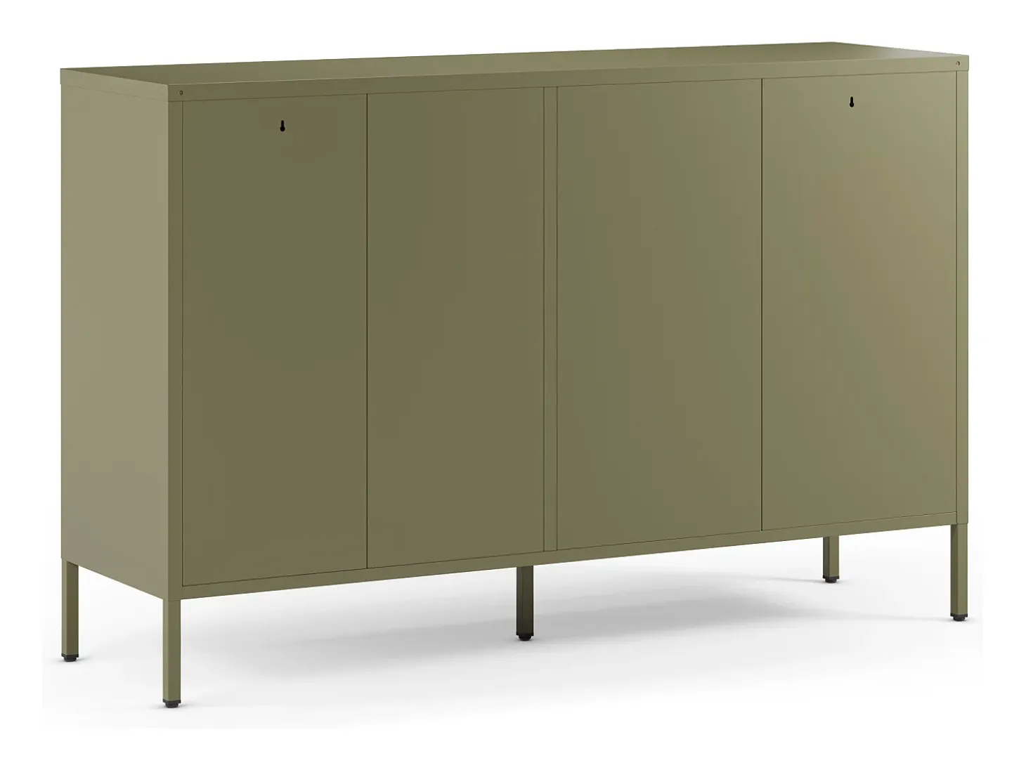 Buffet de metal verde caqui 140 cm - Latem