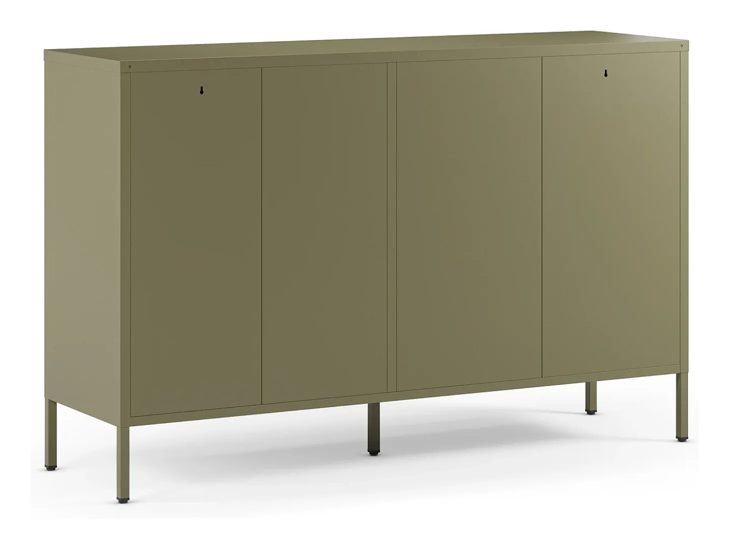 Buffet de metal verde caqui 140 cm - Latem