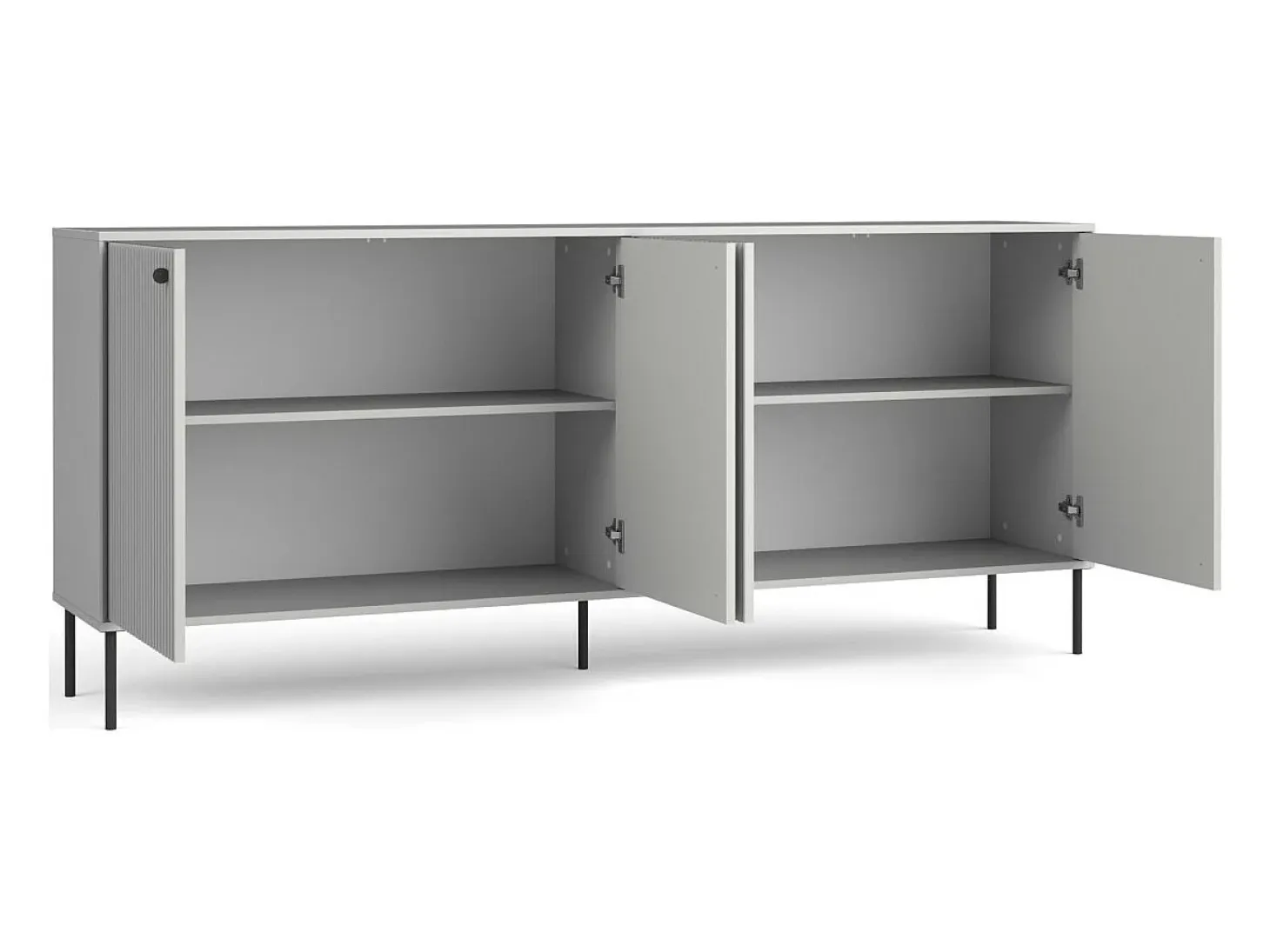 Buffet ISIS 4 puertas – Color gris – Estilo moderno – 207 cm