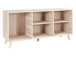 Buffet modelo medio MALMO gris. Mueble de diseño tipo ESCANDINAVO. Efecto ultra tendencia para su salón.