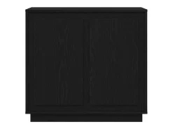 Buffet moderno Roble negro 80 x 34 x 75 cm Madera contrachapada