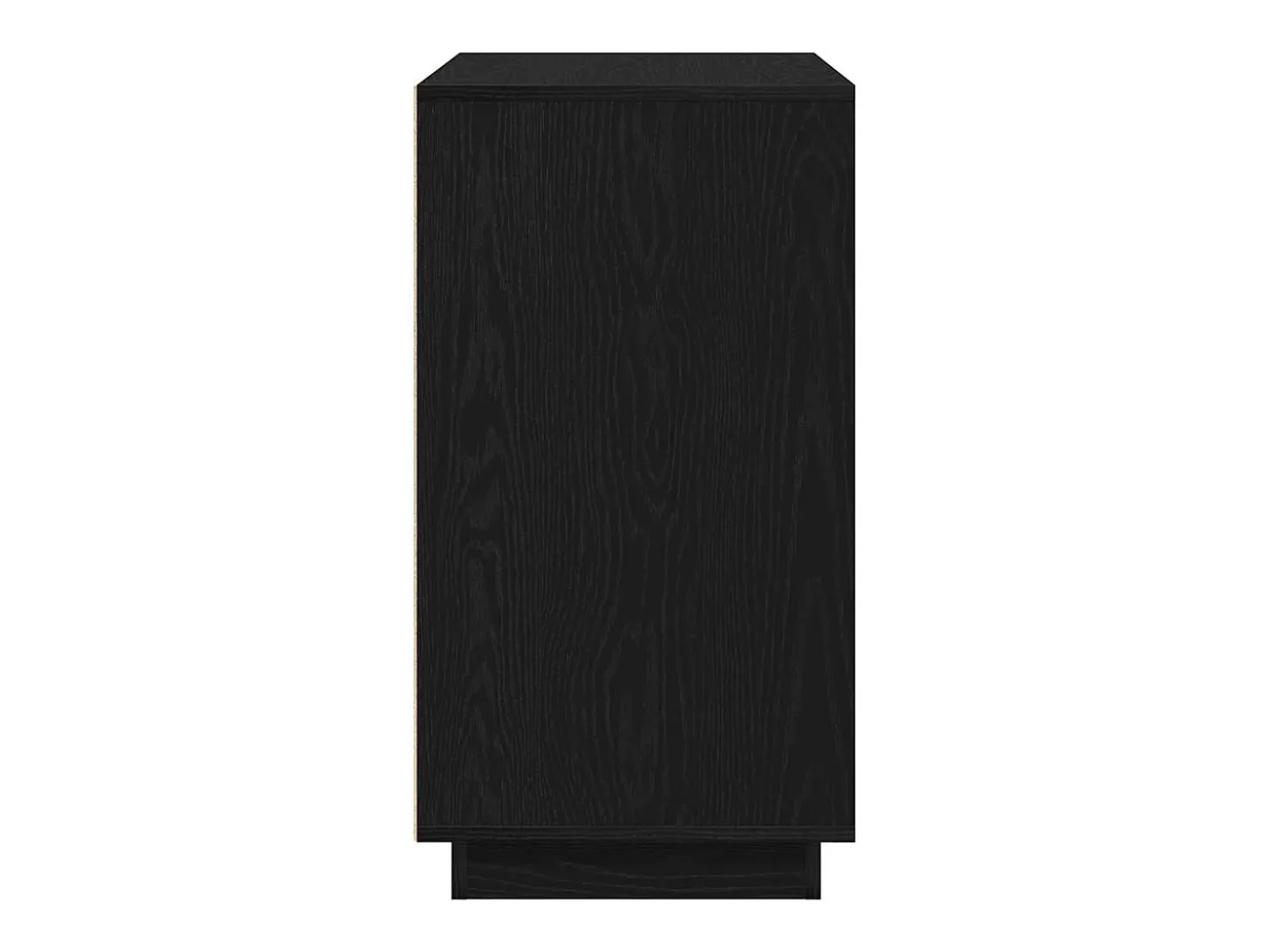 Buffet moderno Roble negro 80 x 34 x 75 cm Madera contrachapada
