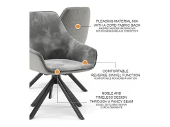 Butaca gris claro 60x62x89 eleganza