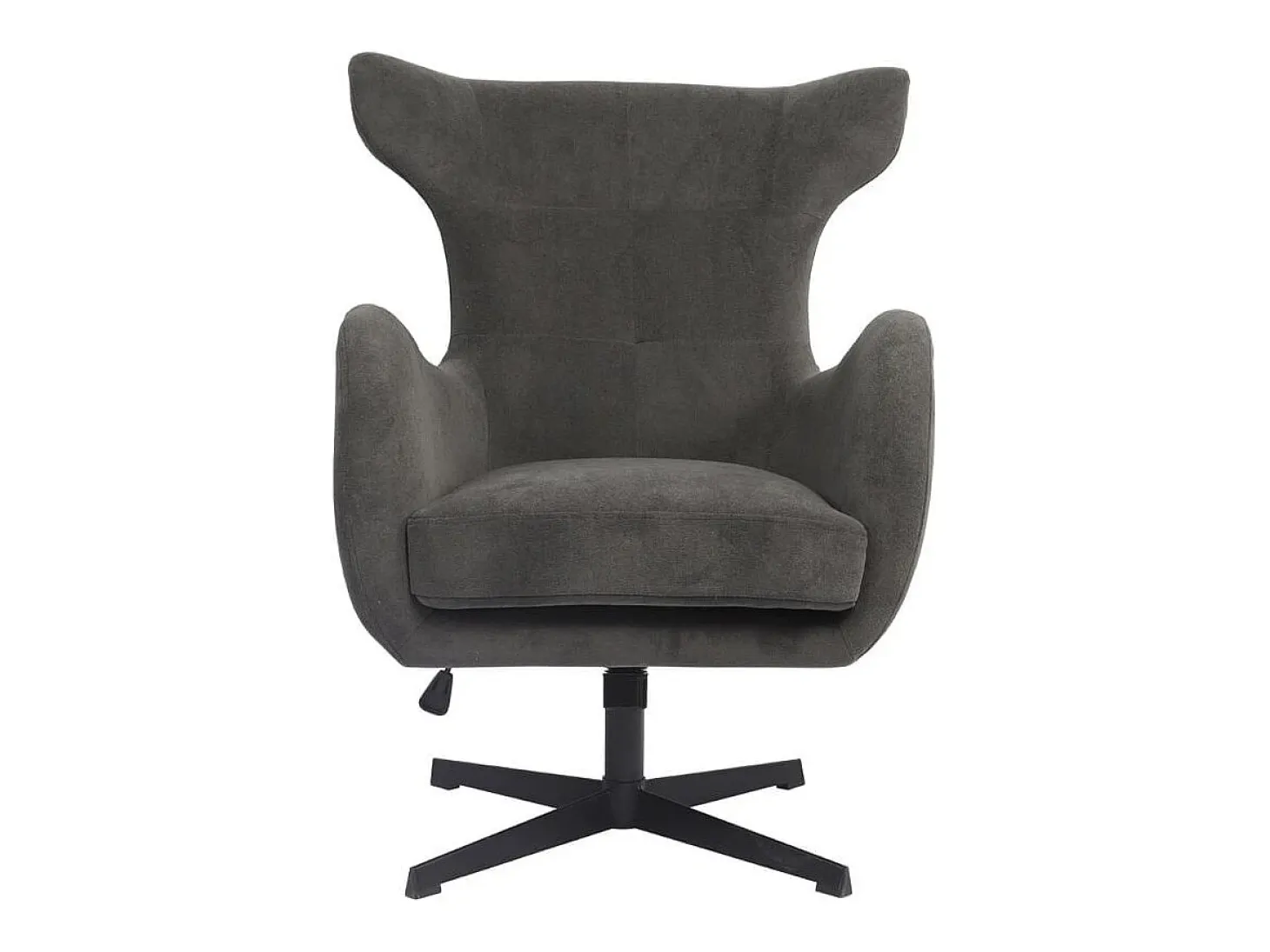 Butaca Munich giratoria y reclinable gris 100x77x85 cm Adec