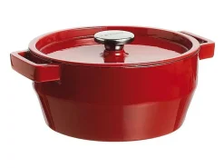 Cacerola Slow Cook Pyrex 3,6L hierro fundido rojo Ø24 cm