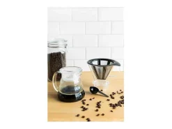 Cafetera BODUM Melior 8 tazas 1L con filtro permanente de acero inoxidable y jarra de vidrio borosilicato