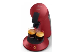 Cafetera de cápsulas PHILIPS CSA210/91 Rojo Intenso con tecnología Senseo Booster y Crema Plus