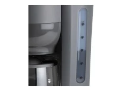 Cafetera de filtro DOMO DO754K 1,25L 10 tazas diseño gris mate y madera, 1000W, jarra de vidrio, apagado automático
