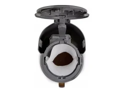 Cafetera de filtro DOMO DO754K 1,25L 10 tazas diseño gris mate y madera, 1000W, jarra de vidrio, apagado automático