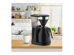 Cafetera de filtro MELITTA Easy Top Therm II 1L, 1050W, diseño negro, 12 tazas, mantenimiento en caliente termo