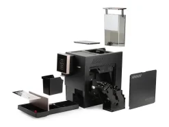 Cafetera espresso automática con molinillo DO743K - 1350 W - 19 bares - 125 g de café - Negra