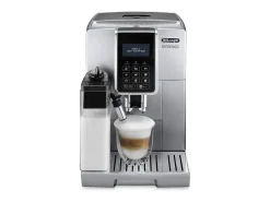 Cafetera espresso con molinillo, depósito de agua de 1,8 litros (300 g) - Plateada