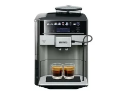 Cafetera Express Automática Siemens TE655203RW con Molinillo de Cerámica - Gris/Negro