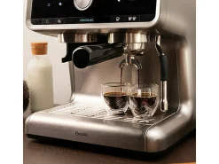 Cafetera express Cecotec Power Espresso 20 Barista Cream 1550W 20 bares inox