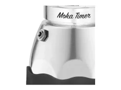 Cafetera Italiana Eléctrica Bialetti Moka Timer Inox 6 Tazas 300 ml Programable
