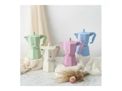 Cafetera Moka Exclusive 3T Verde Bialetti - Colección Vintage Italiana