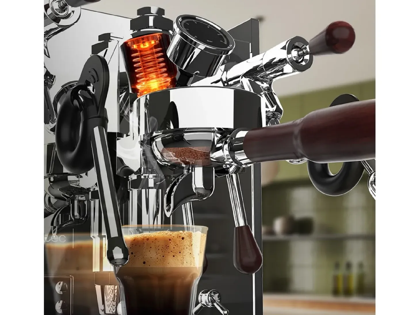 Cafetera superautomática Cecotec Baristeo Iconic 2440W 1,7L 15 bares inox